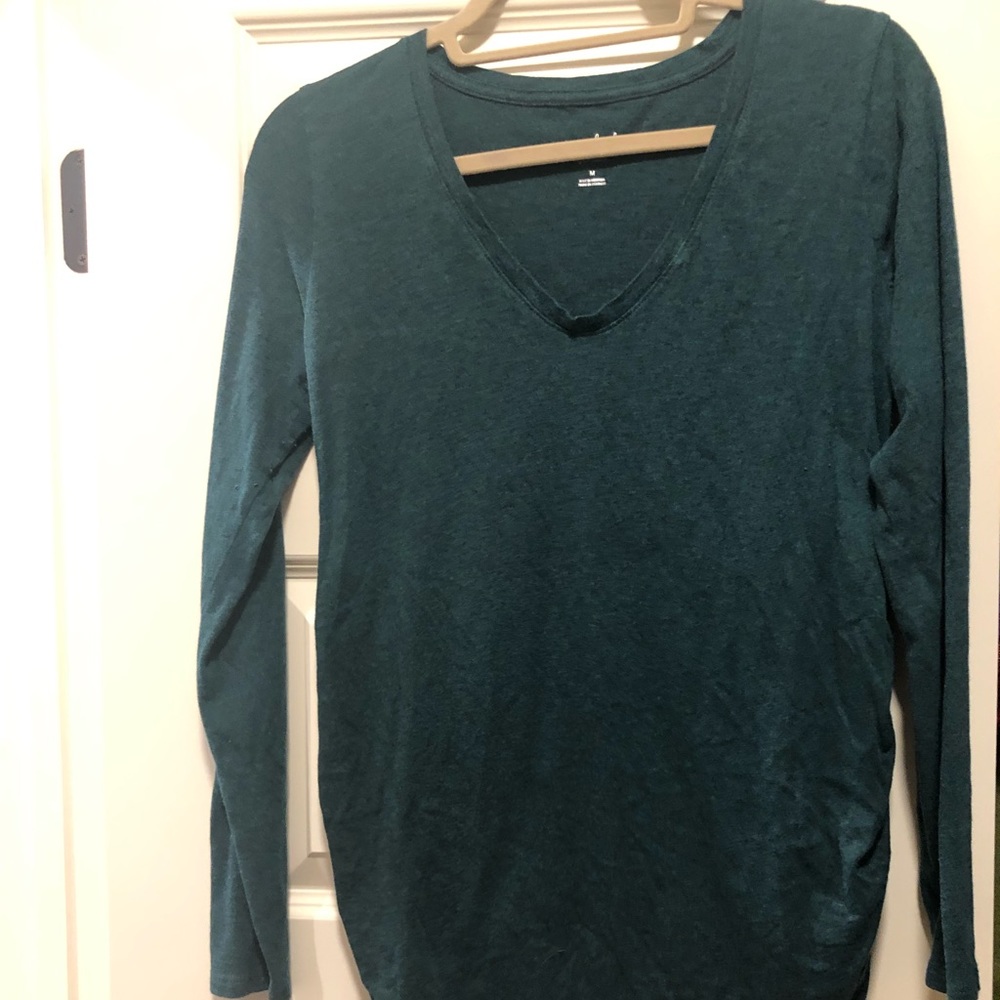 Medium long sleeve maternity top